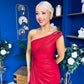 Sam One Shoulder Occasion Dress Rouge