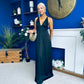 Julie Satin Slinky Occasion Dress Black