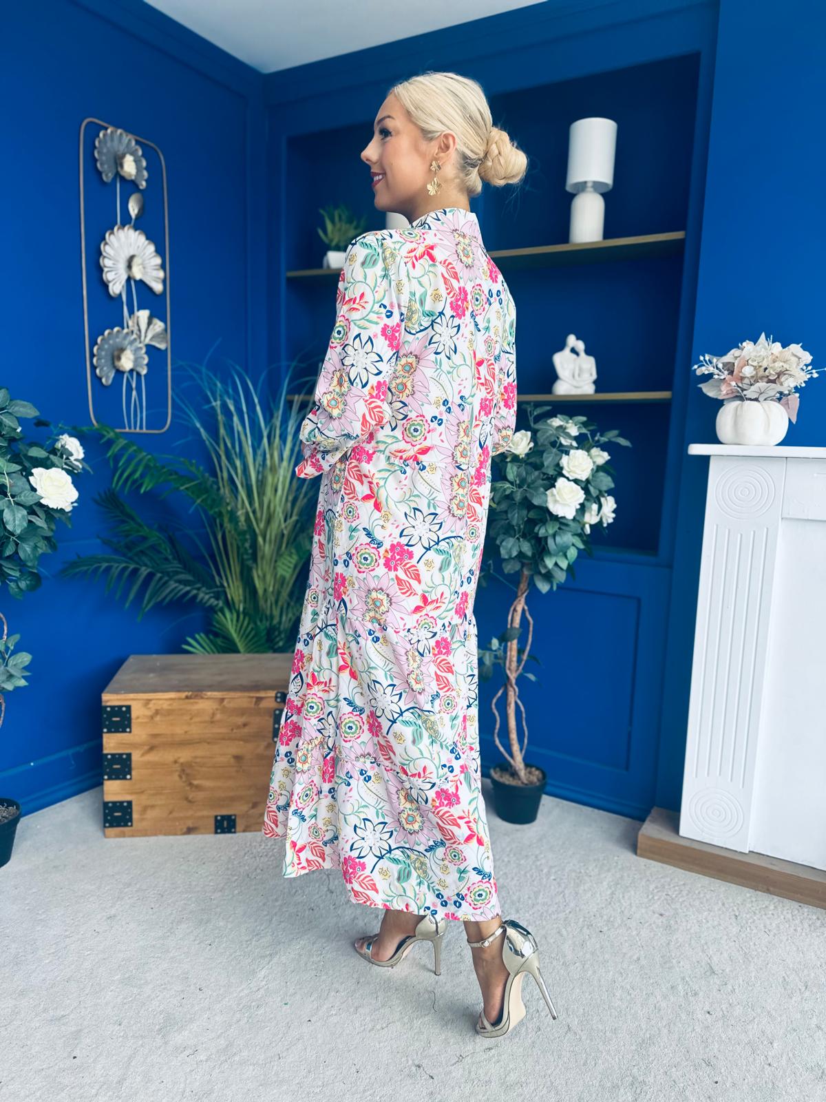 Rica Shirt Dress Pink