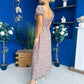 Vanisa Midi Dress Floral Mocha