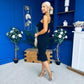 Sadie One Shoulder Mini Black