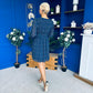 Candy Mini Dress Floral Navy