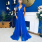 Philipa Tulle Occasion Dress Orchid Cobalt