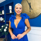 Philipa Tulle Occasion Dress Orchid Cobalt