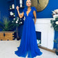 Philipa Tulle Occasion Dress Orchid Cobalt