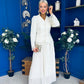 Cait Crochet Top & Chiffon Skirt Set Cream