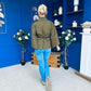 Ruth Belted Cape Khaki