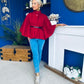 Ruth Belted Cape Wine