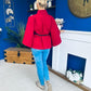 Ruth Belted Cape Wine