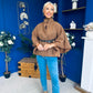 Ruth Belted Cape Camel