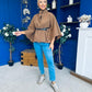 Ruth Belted Cape Camel