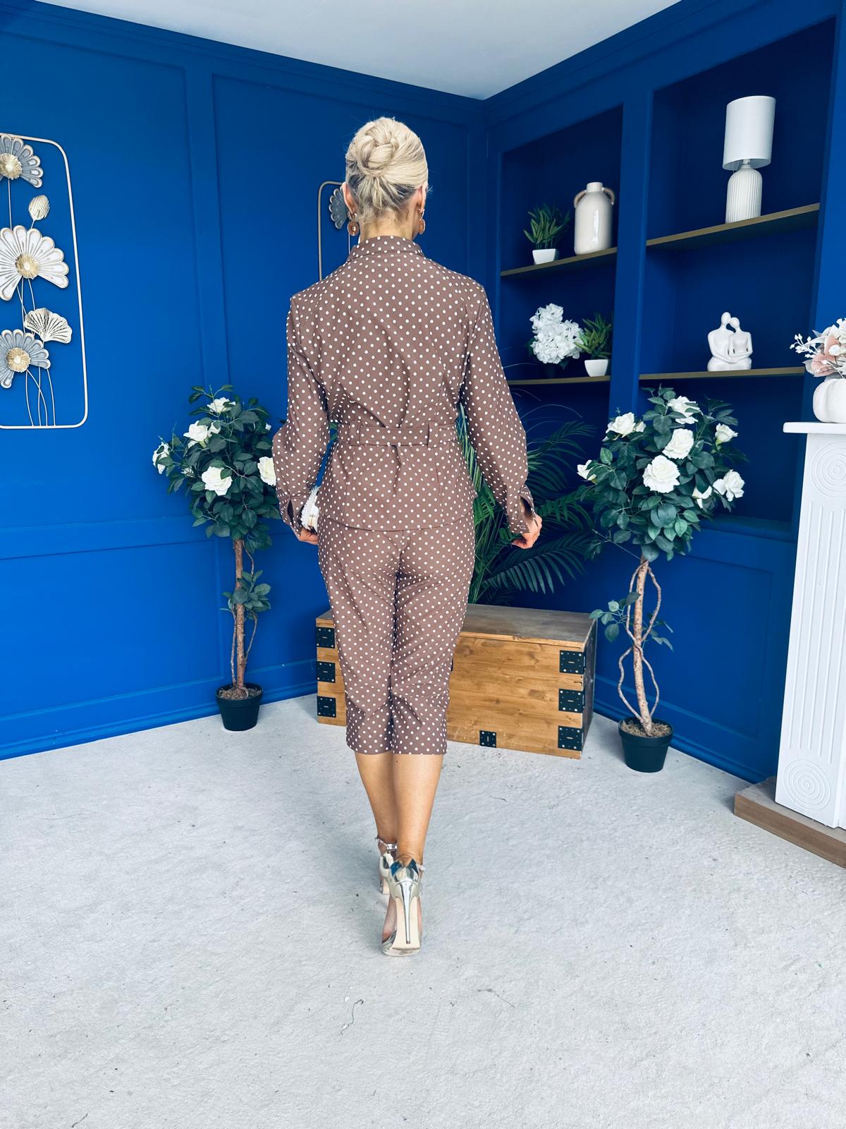 Georgina Detailed Set Polka Coco