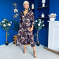 Angela Maxi Shirt Dress Animal Brown