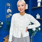 Bianca Detailed Light Knit Cardi Cream