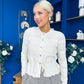 Bianca Detailed Light Knit Cardi Cream