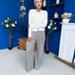 Bianca Detailed Light Knit Cardi Cream