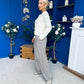 Bianca Detailed Light Knit Cardi Cream