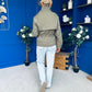 Stephanie Gold Detailed Jacket Khaki