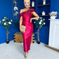 Henrietta Bandeau Occasion Dress Wine