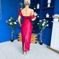 Henrietta Bandeau Occasion Dress Wine