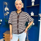 Helena Detailed Light Knit Cardi Chocolate
