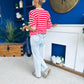 Helena Detailed Light Knit Cardi Red