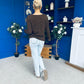 Rebecca Detailed Light Knit Jumper Coffee