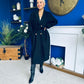 Claudia Detailed Trench Coat Black