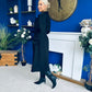 Claudia Detailed Trench Coat Black