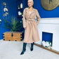 Claudia Detailed Trench Coat Beige