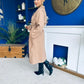 Claudia Detailed Trench Coat Beige