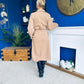 Claudia Detailed Trench Coat Beige