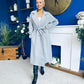 Claudia Detailed Trench Coat Grey
