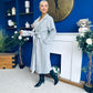 Claudia Detailed Trench Coat Grey