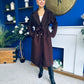 Claudia Detailed Trench Coat Chocolate