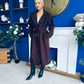 Claudia Detailed Trench Coat Chocolate