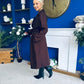 Claudia Detailed Trench Coat Chocolate
