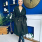 Claudia Detailed Trench Coat Khaki