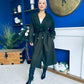 Claudia Detailed Trench Coat Khaki