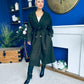 Claudia Detailed Trench Coat Khaki
