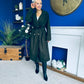 Claudia Detailed Trench Coat Khaki