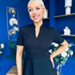 Simone Short Sleeve Midi Dress Black