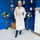 Claudia Detailed Trench Coat Cream