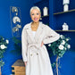 Claudia Detailed Trench Coat Cream