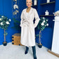 Claudia Detailed Trench Coat Cream