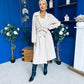 Claudia Detailed Trench Coat Cream