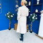 Claudia Detailed Trench Coat Cream