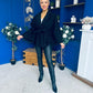 Tara Detailed Cape Jacket Black