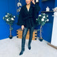 Tara Detailed Cape Jacket Black