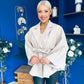 Tara Detailed Cape Jacket Cream